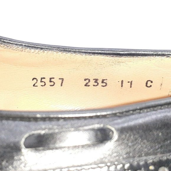 SALVATORE FERRAGAMO Black Tassel Loafer Mens US 11 - Picture 9 of 10